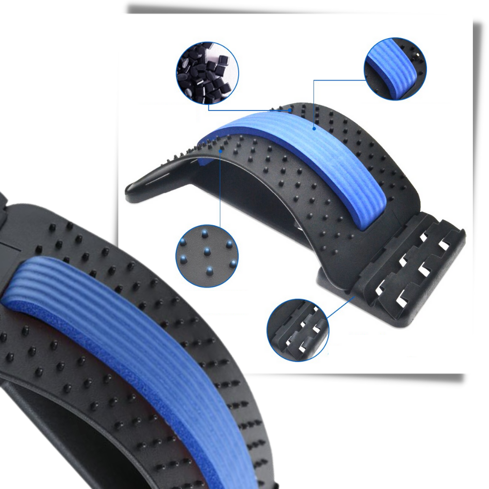 Camilla trasera y masajeador - Ozerty