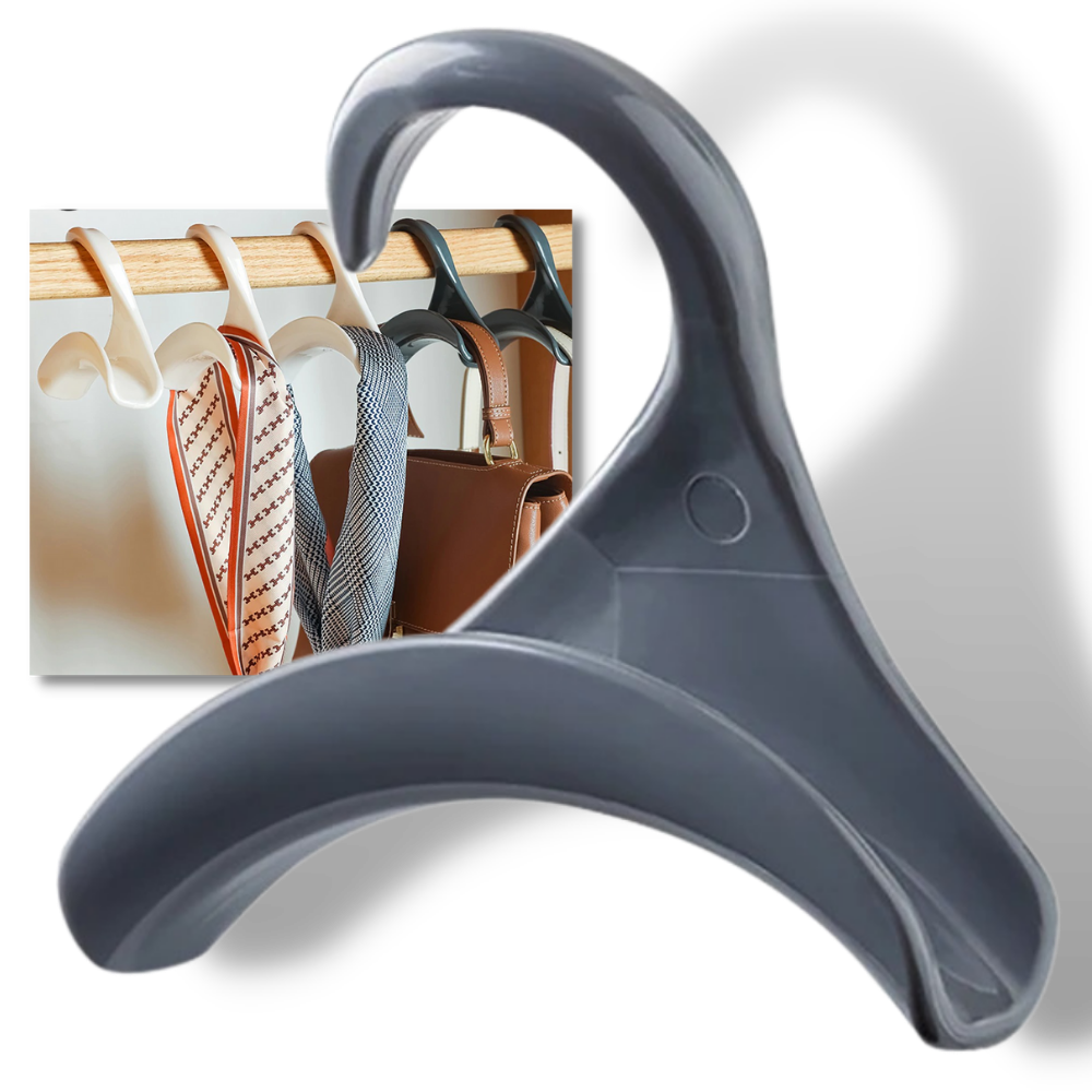 Gancho curvado para colgar bolsas de 2 unidades - Ozerty