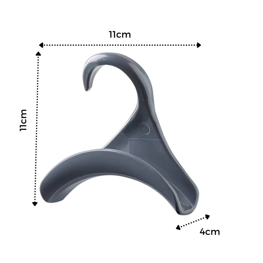 Gancho curvado para colgar bolsas de 2 unidades - Ozerty