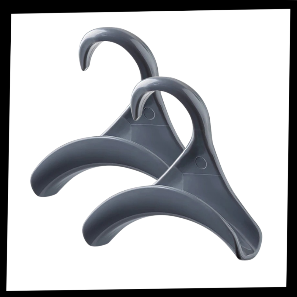 Gancho curvado para colgar bolsas de 2 unidades - Ozerty