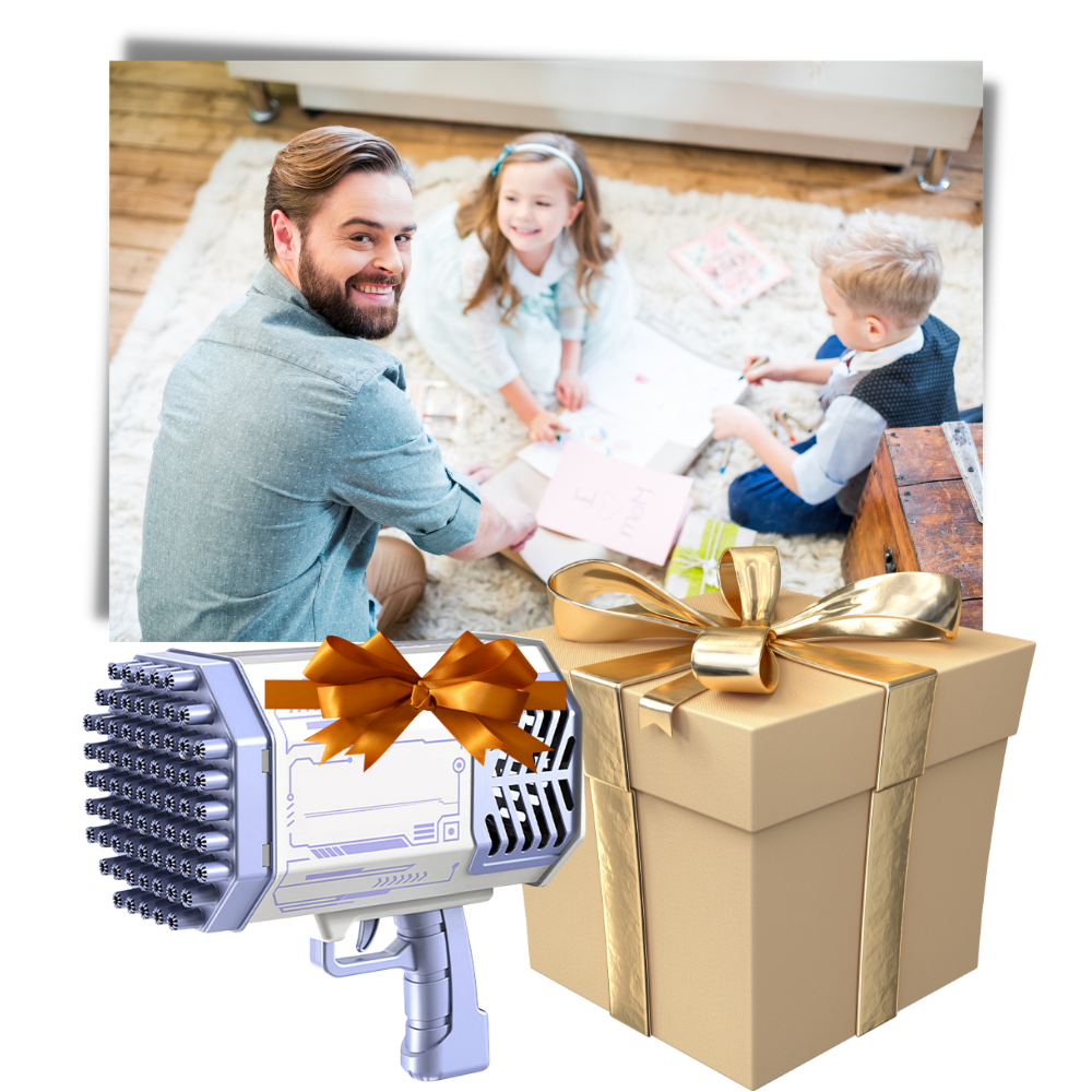 Soplador de burbujas bazooka de 69 agujeros - Ozerty