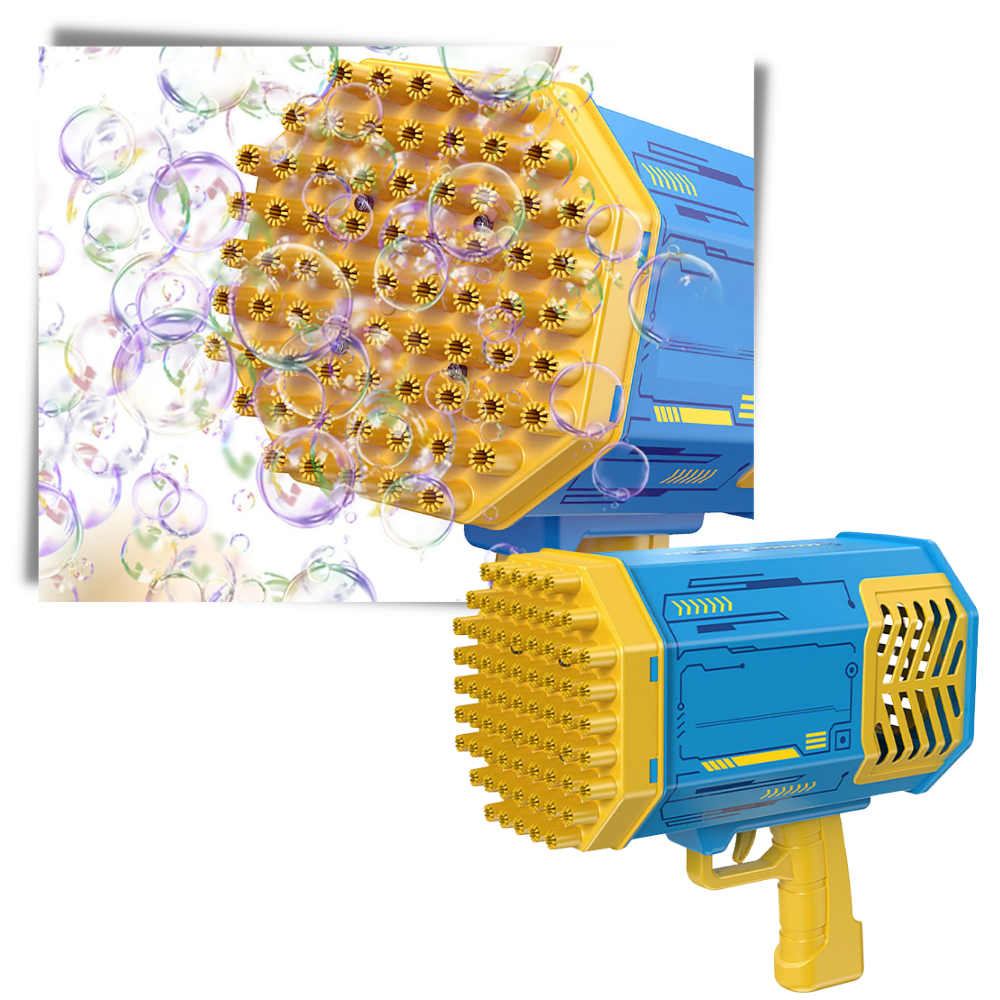 Soplador de burbujas bazooka de 69 agujeros - Ozerty