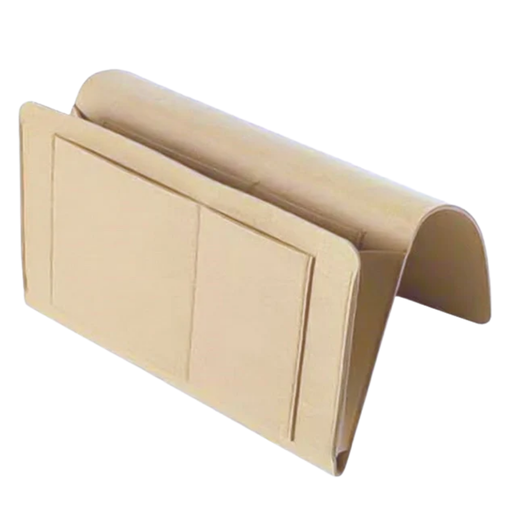 Organizador de bolsillo para la mesilla de noche o el sofá