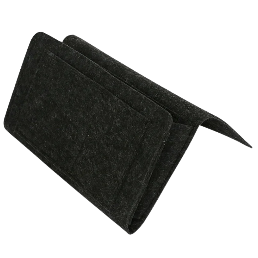 Organizador de bolsillo para la mesilla de noche o el sofá