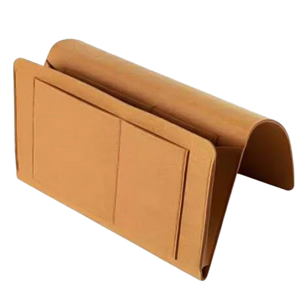 Organizador de bolsillo para la mesilla de noche o el sofá