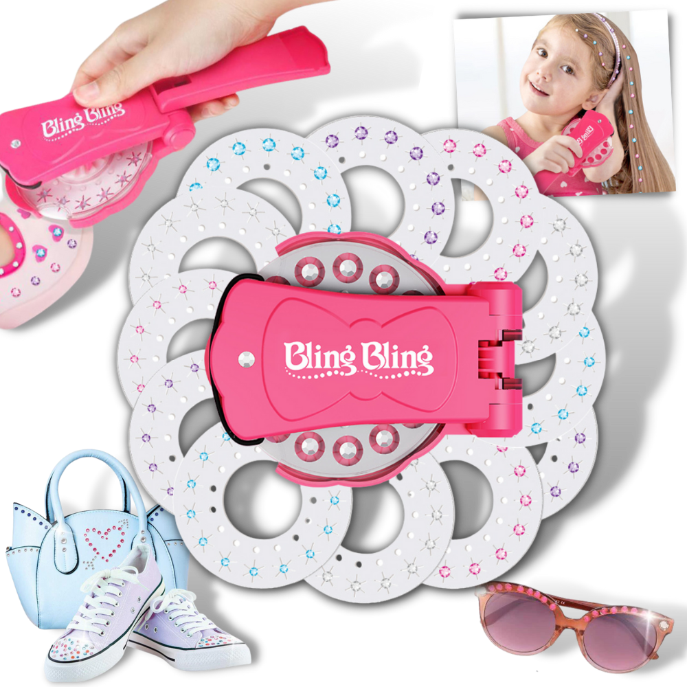 Kit de grapas de diamante para el cabello y la ropa - Ozerty