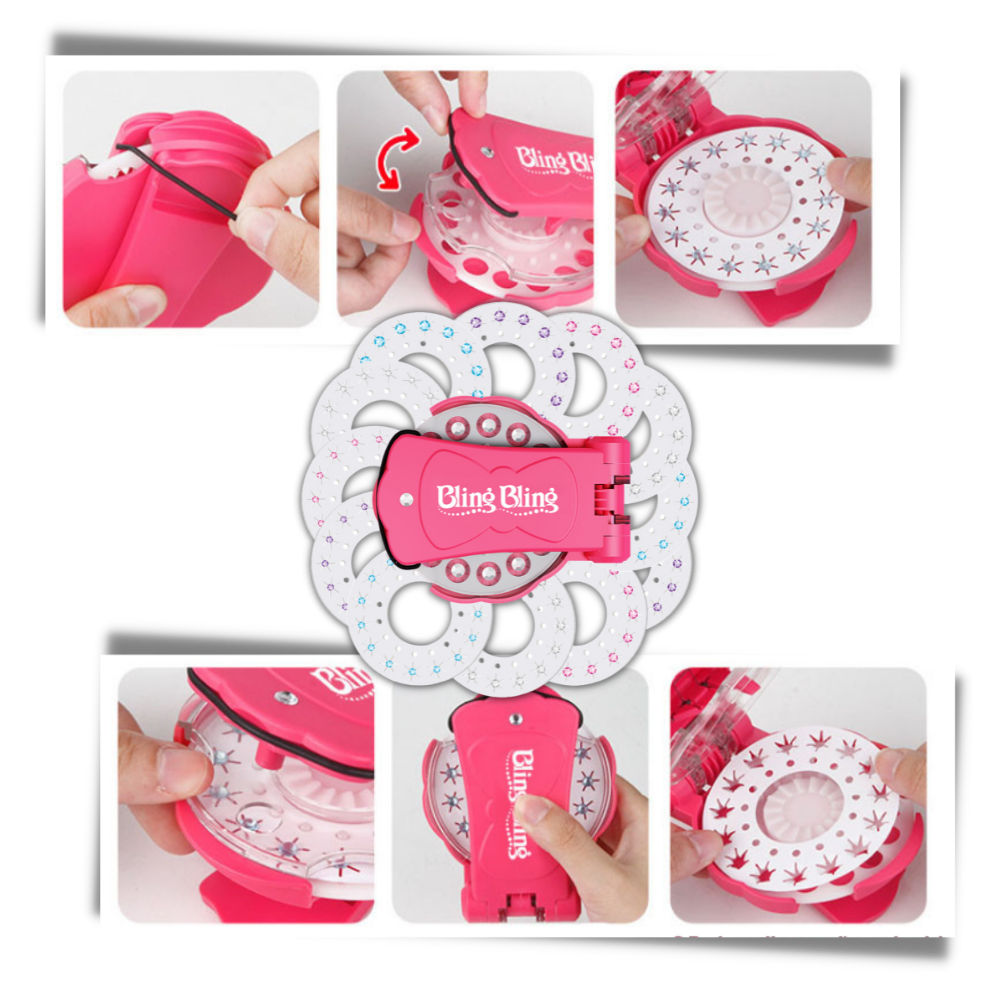 Kit de grapas de diamante para el cabello y la ropa - Ozerty