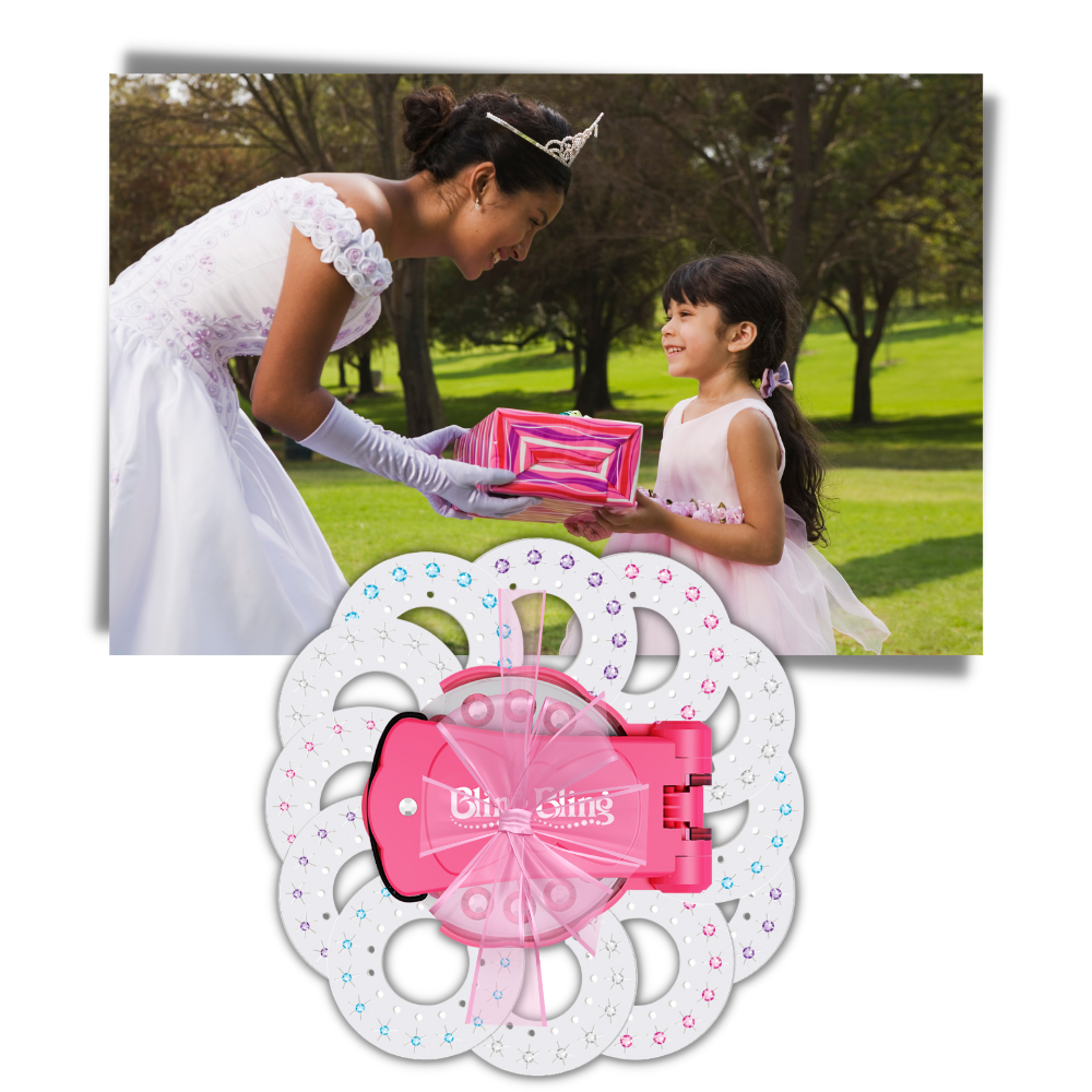 Kit de grapas de diamante para el cabello y la ropa - Ozerty