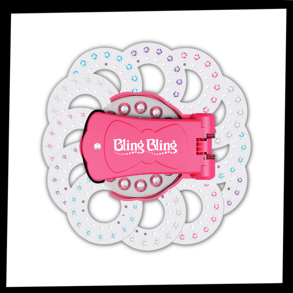 Kit de grapas de diamante para el cabello y la ropa - Ozerty