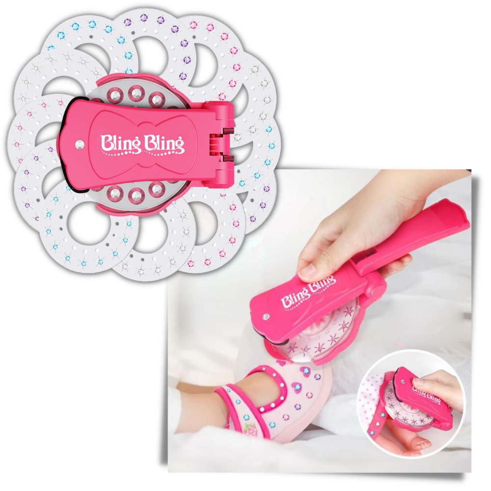 Kit de grapas de diamante para el cabello y la ropa - Ozerty