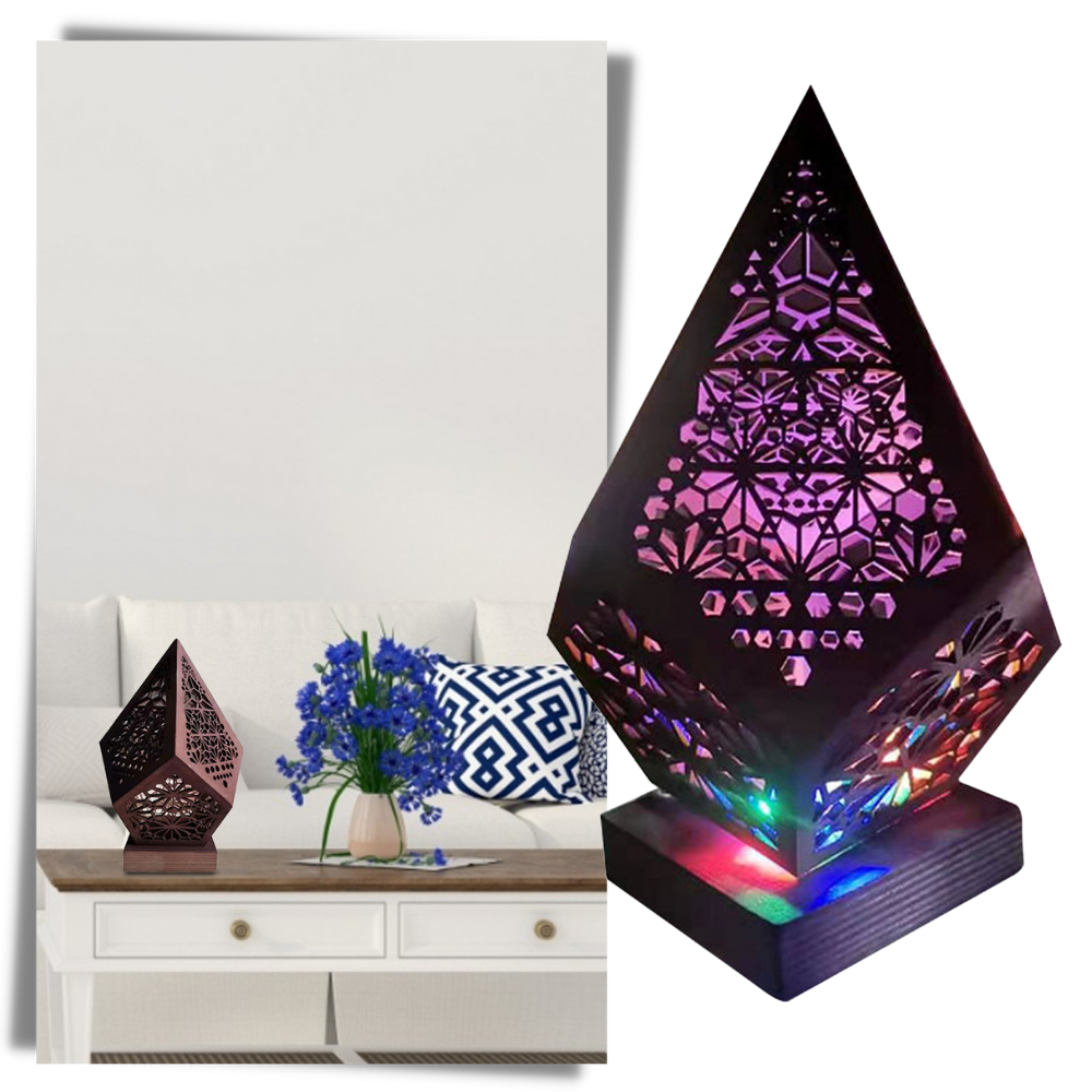 Lámpara de pie led de estilo bohemio - Ozerty