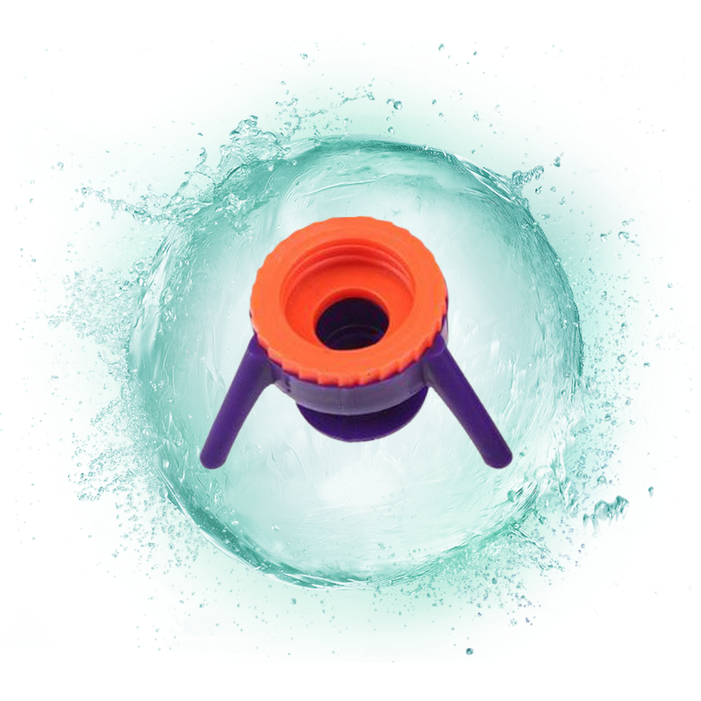 Paquete de 6 tapas de soporte para botellas versátiles - Ozerty