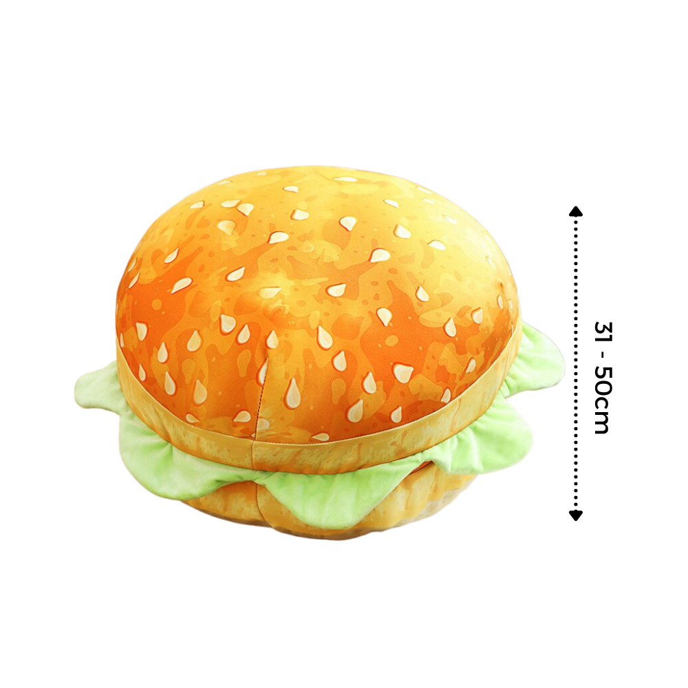 Cojín de peluche para hamburguesas - Ozerty