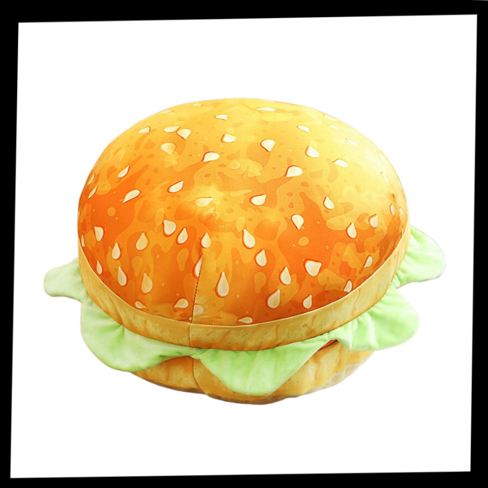 Cojín de peluche para hamburguesas - Ozerty