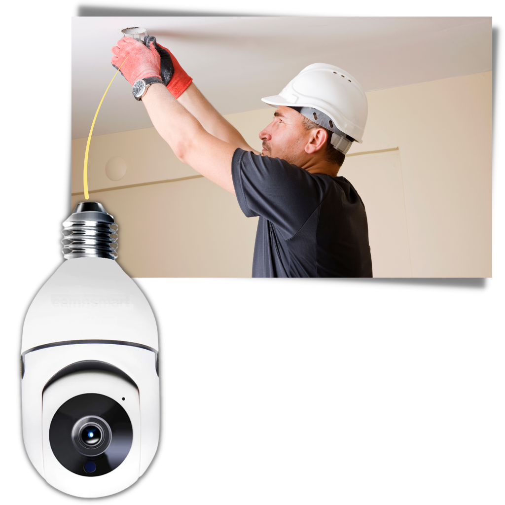 Bombilla con cámara inteligente - Ozerty