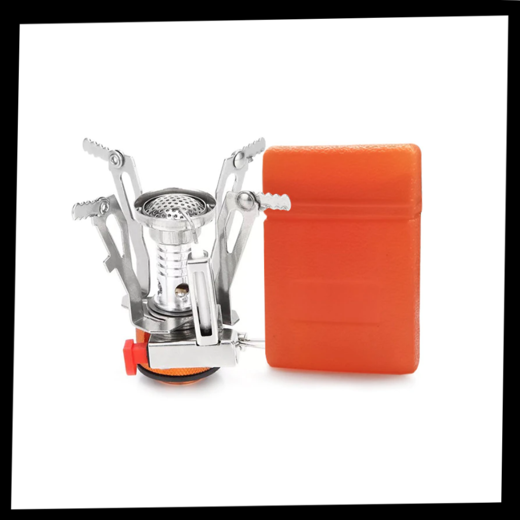 Mini estufa portátil de gas para acampar - Ozerty