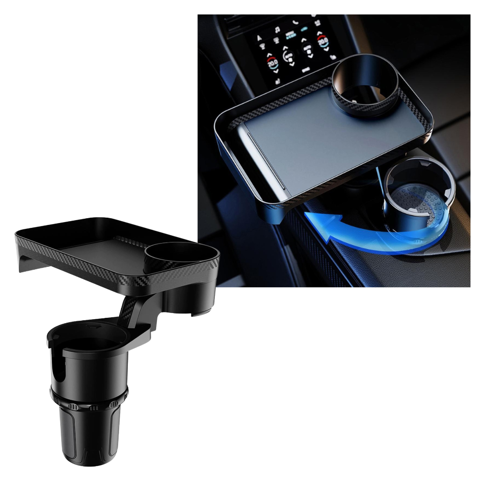Portavasos para coche y bandeja giratoria - Ozerty