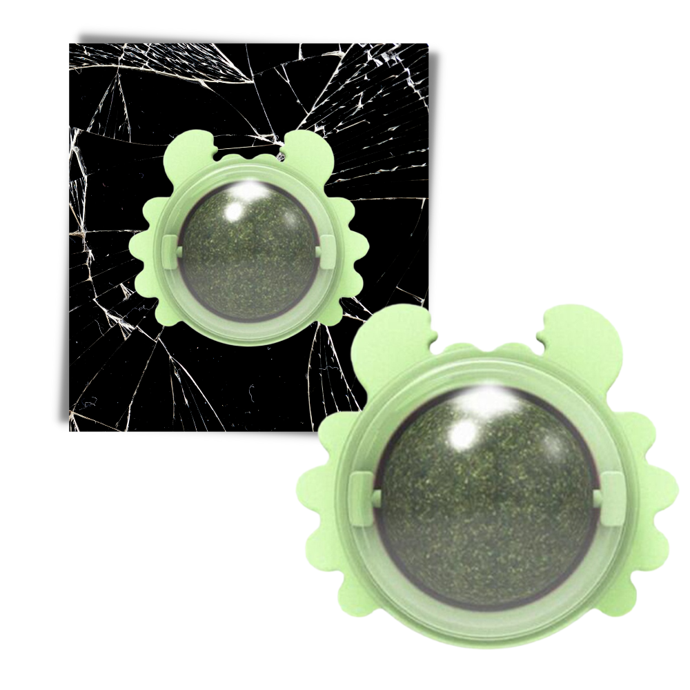 Juguete giratorio de bola de menta para gatos - Ozerty