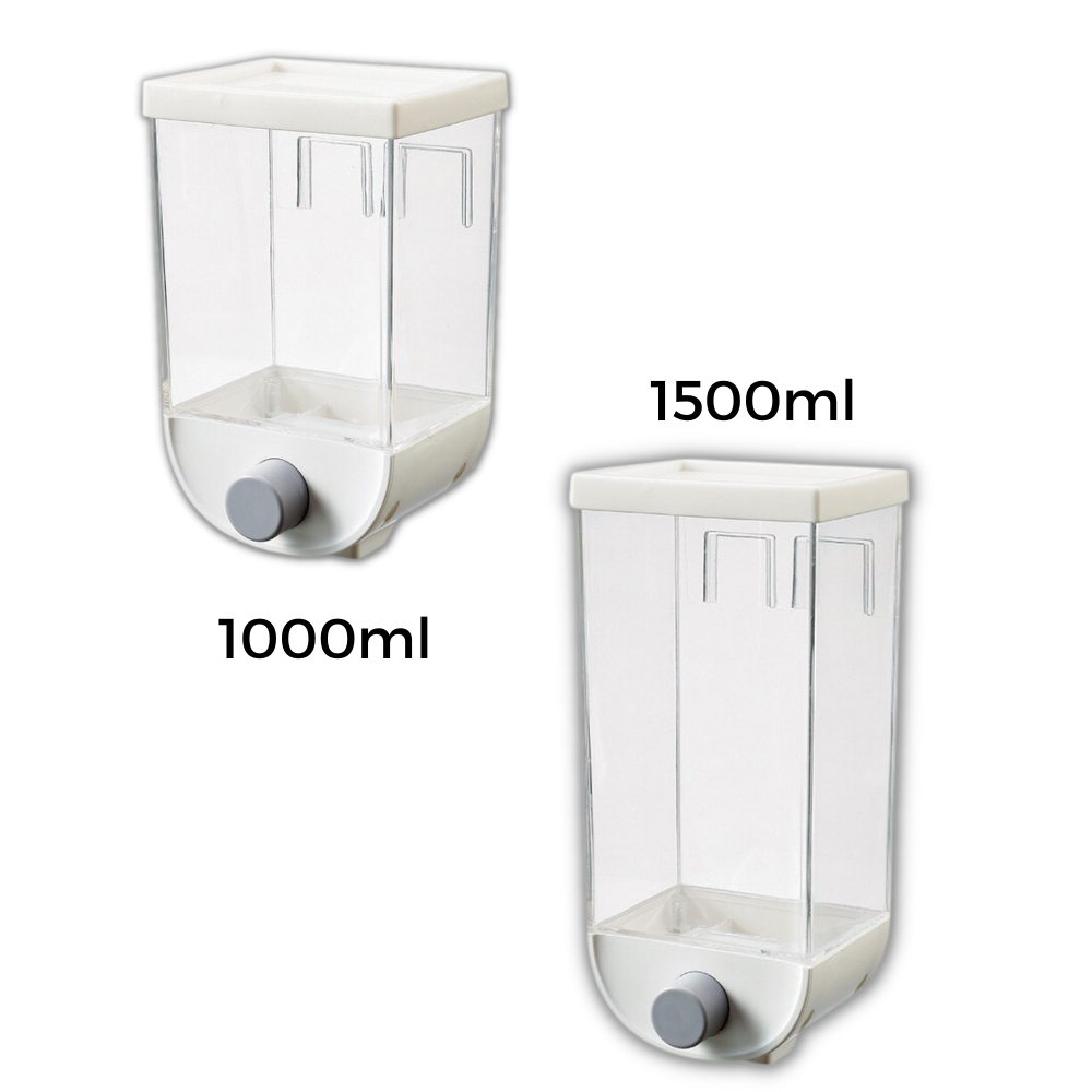Dispensador de cereales adhesivo de pared - Ozerty