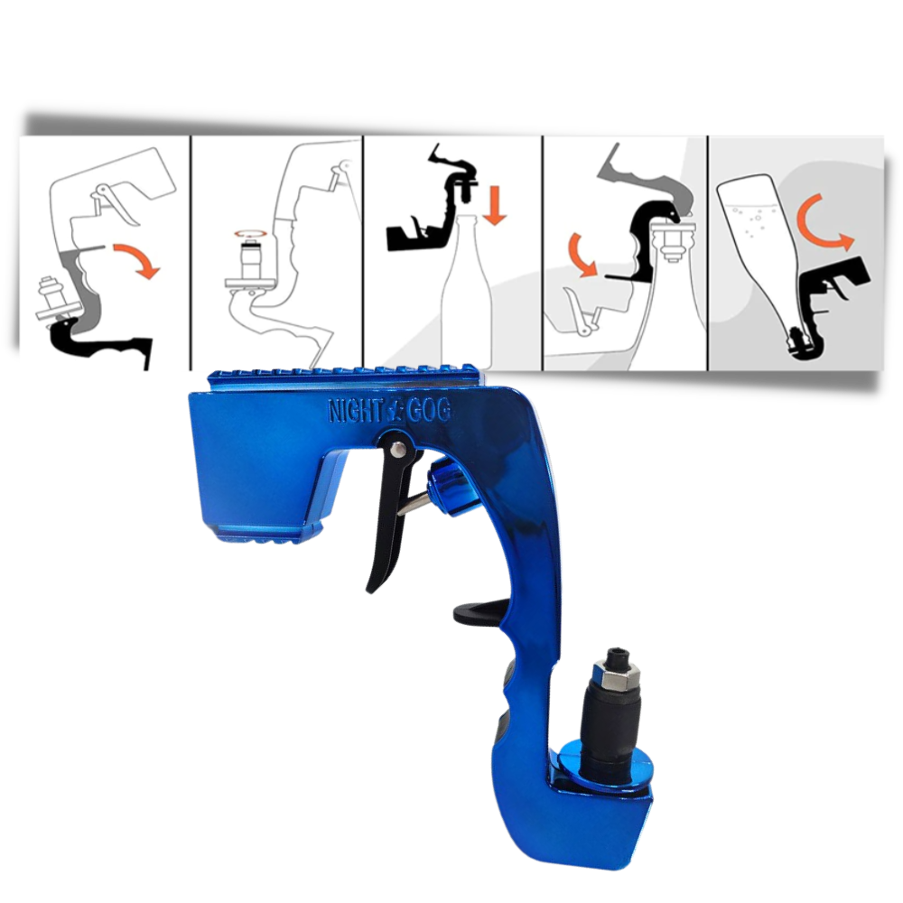 Pistola para rociar champán - Ozerty