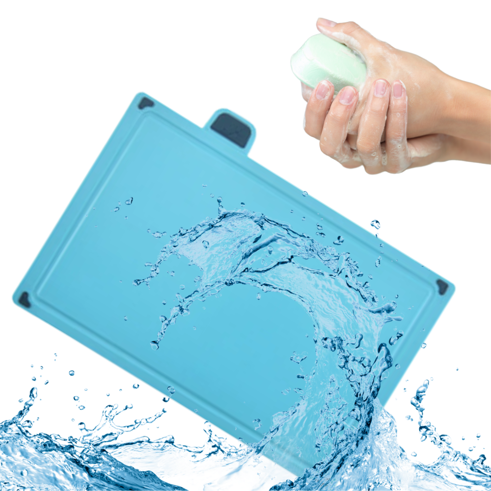 Juego de 4 tablas de cortar con soporte - Ozerty