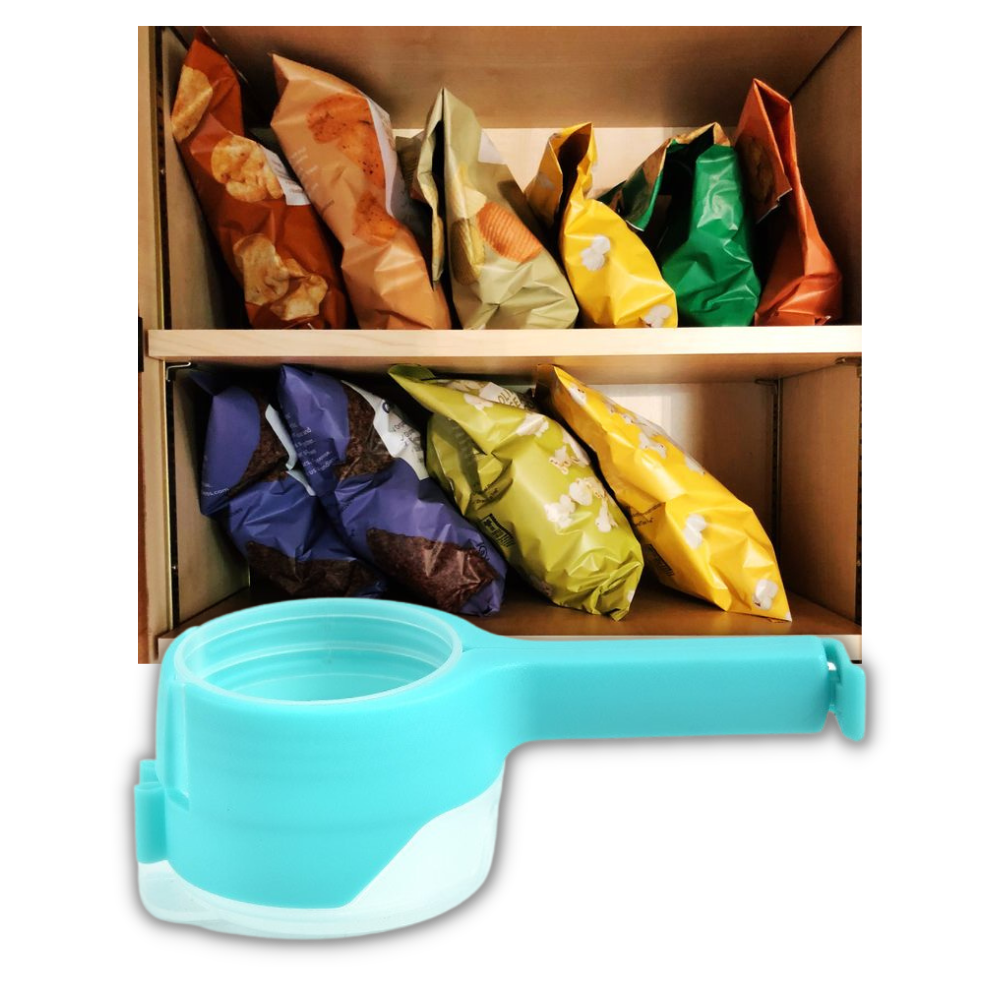 Clip para bolsas de comida con tapa (paquete de 2) - Ozerty