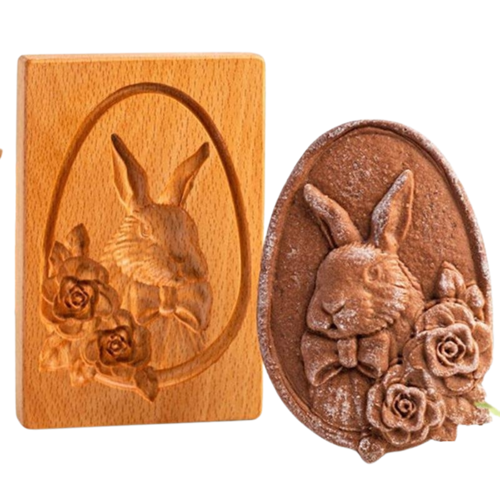 Molde de madera para cortar galletas