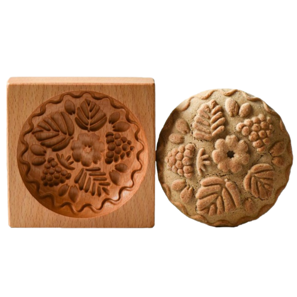 Molde de madera para cortar galletas