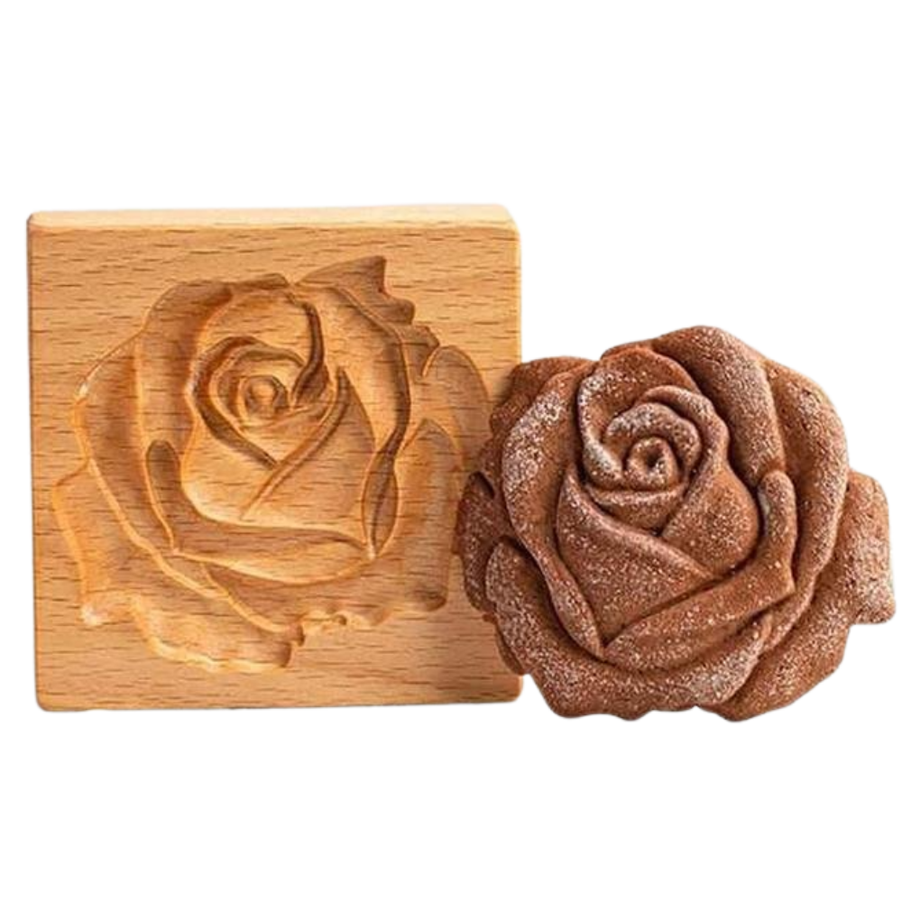 Molde de madera para cortar galletas