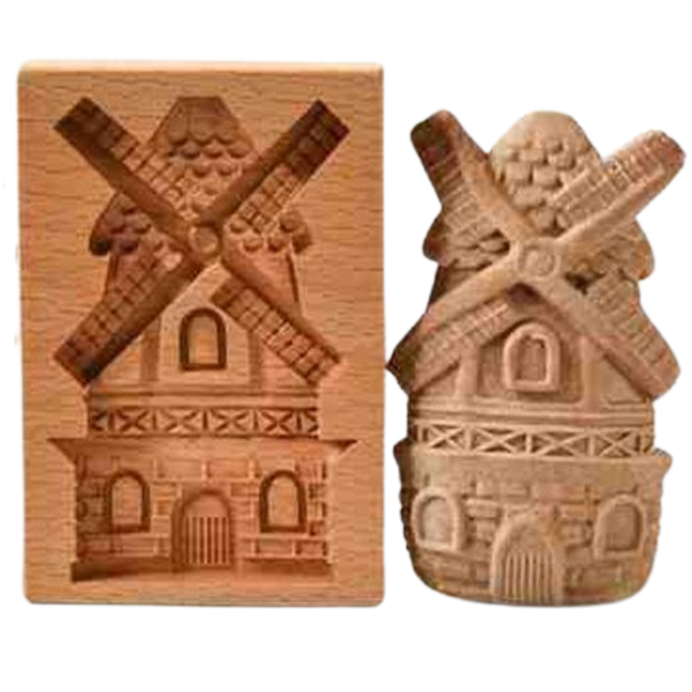 Molde de madera para cortar galletas