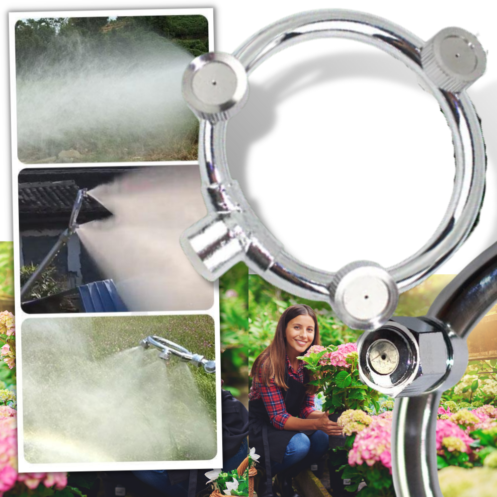 Boquilla de riego de tres cabezas para jardín - Ozerty