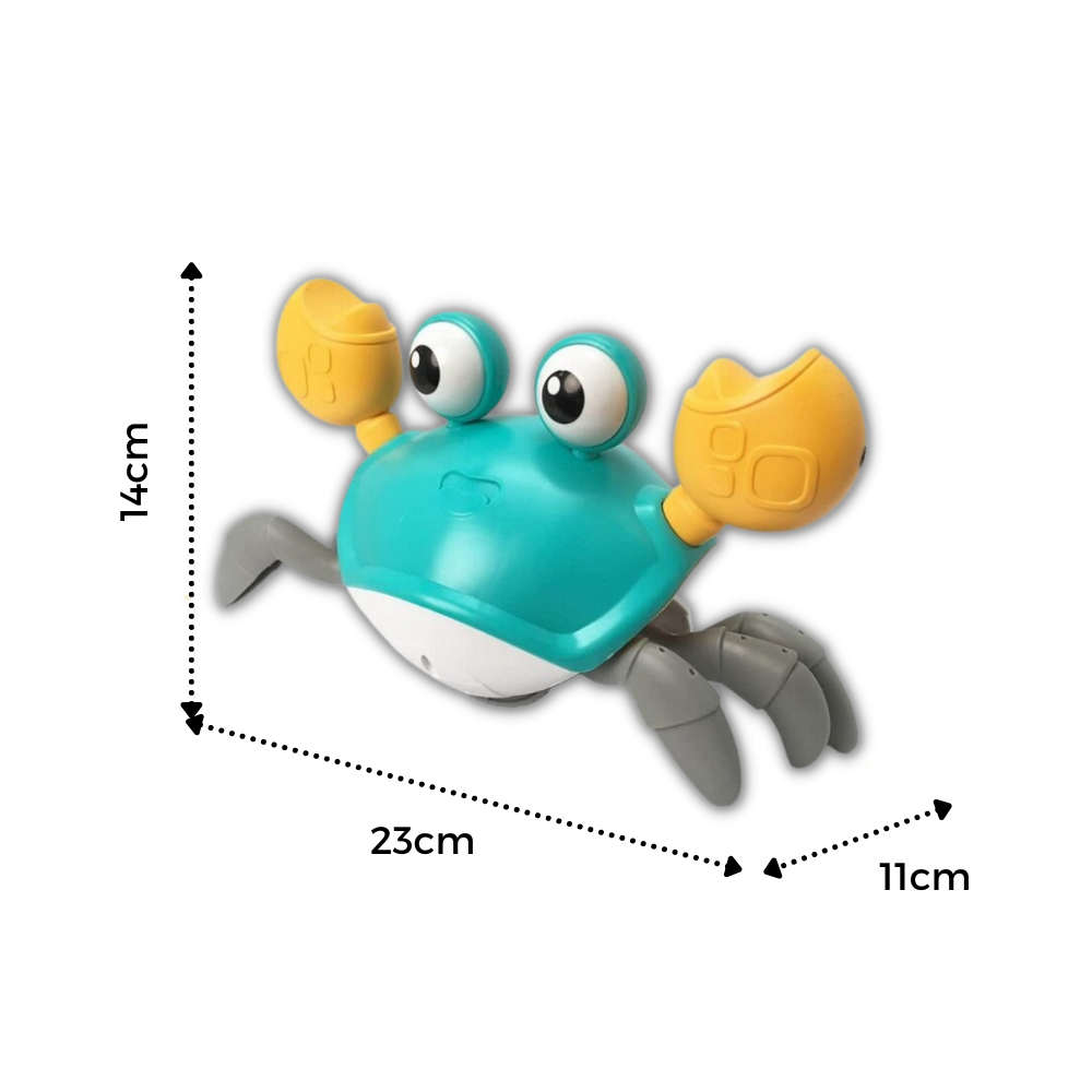 Cangrejo de juguete con sensor de movimiento - Ozerty