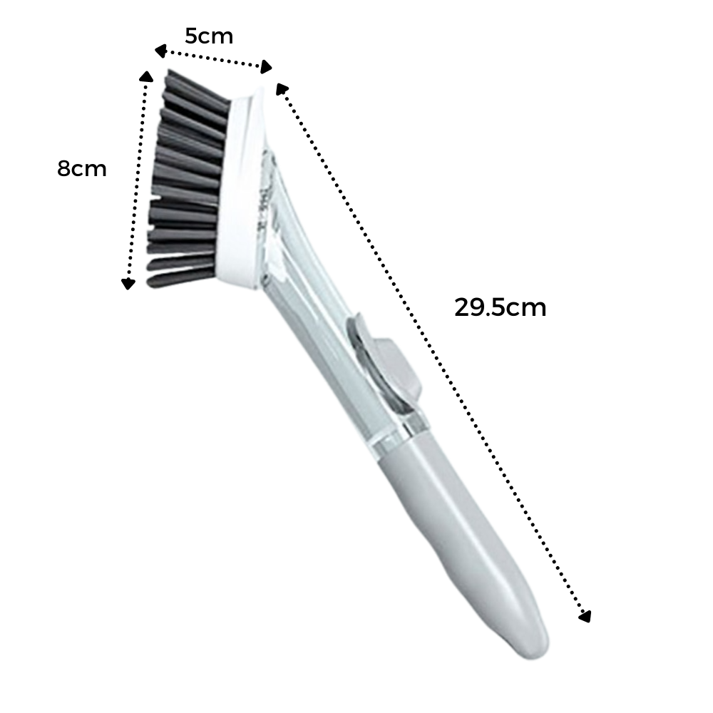 Cepillo de limpieza con dispensador de jabón - Ozerty