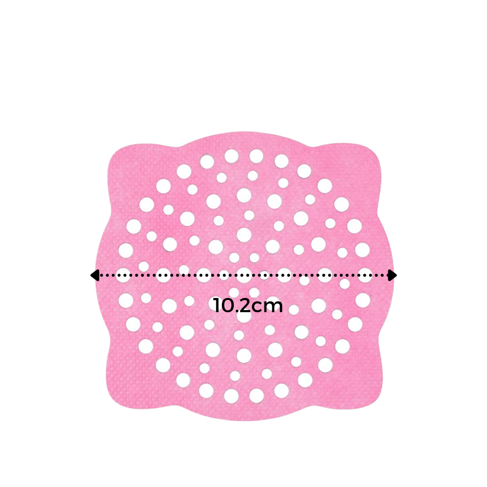 Paquete de 10 filtros de drenaje desechables adhesivos - Ozerty