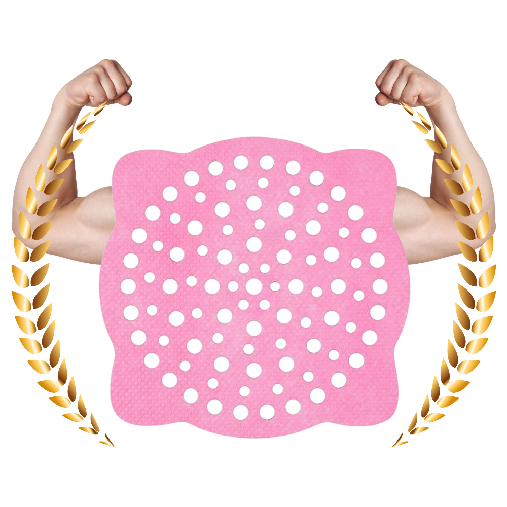 Paquete de 10 filtros de drenaje desechables adhesivos - Ozerty