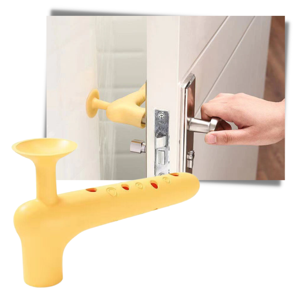 Paquete de 2 fundas protectoras de silicona para pomos de puertas - Ozerty