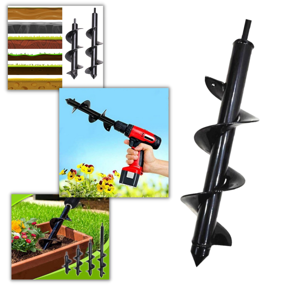 Broca espiral para jardín - Ozerty