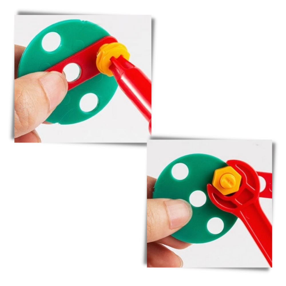 Kit educativo de juguetes y taladros de rompecabezas - Ozerty