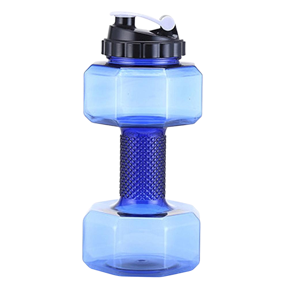 Botella de agua con mancuernas