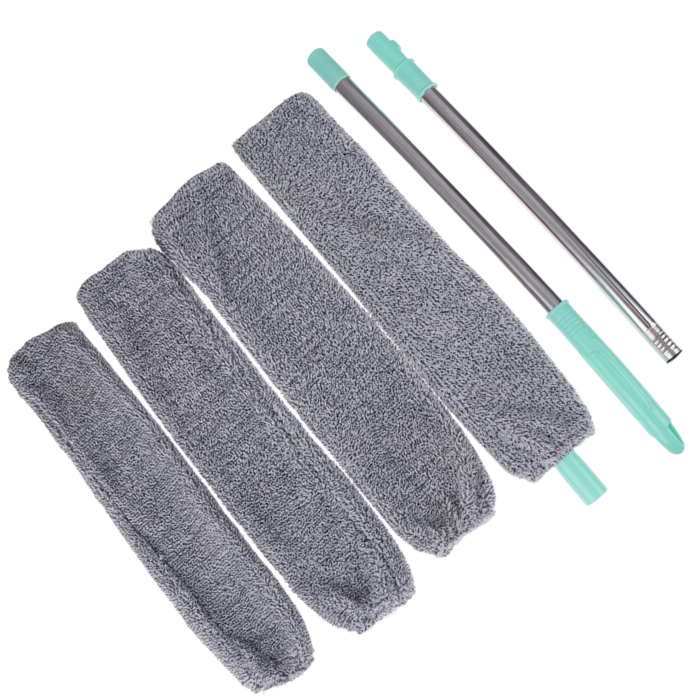 Limpiador de polvo de microfibra telescópico