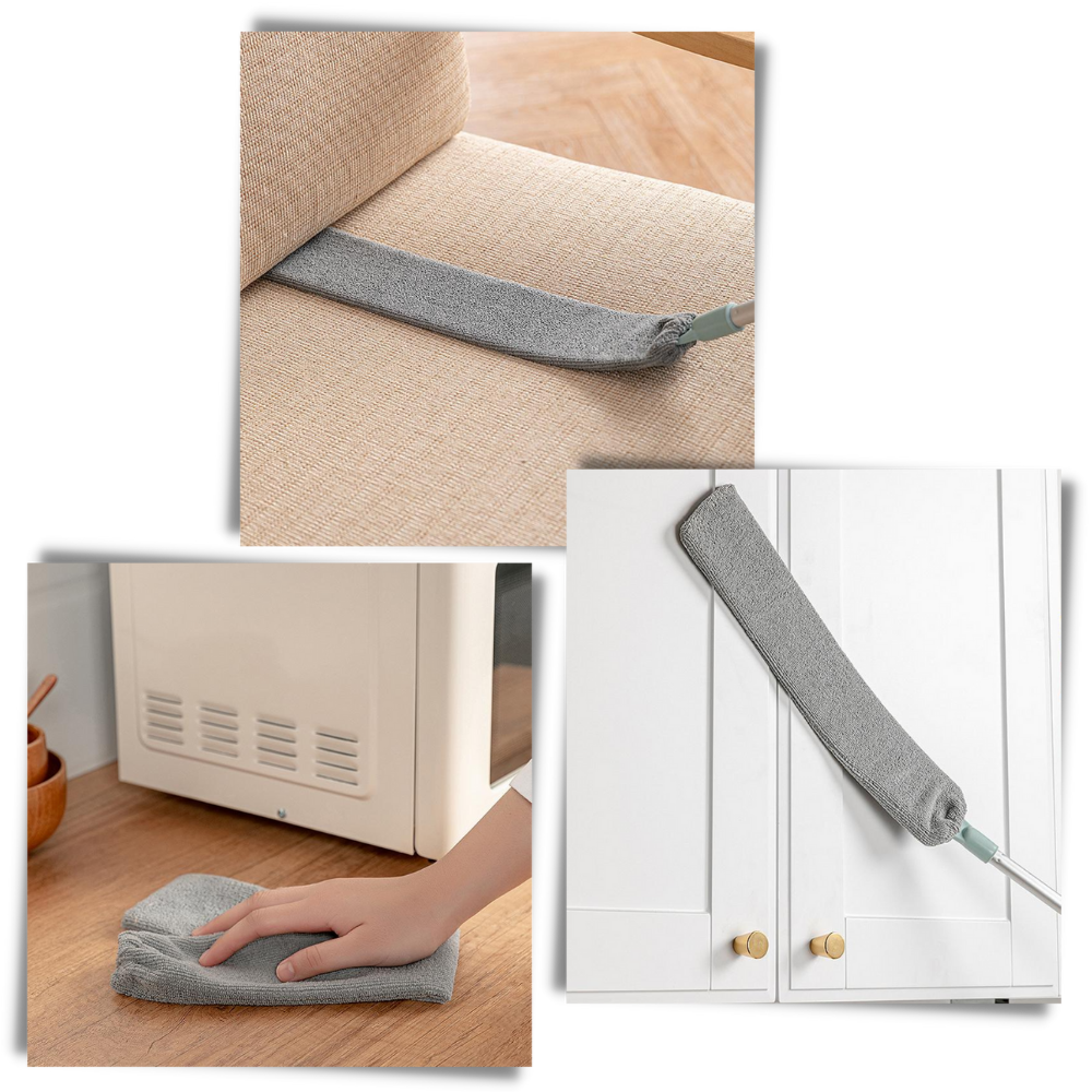 Limpiador de polvo de microfibra telescópico - Ozerty