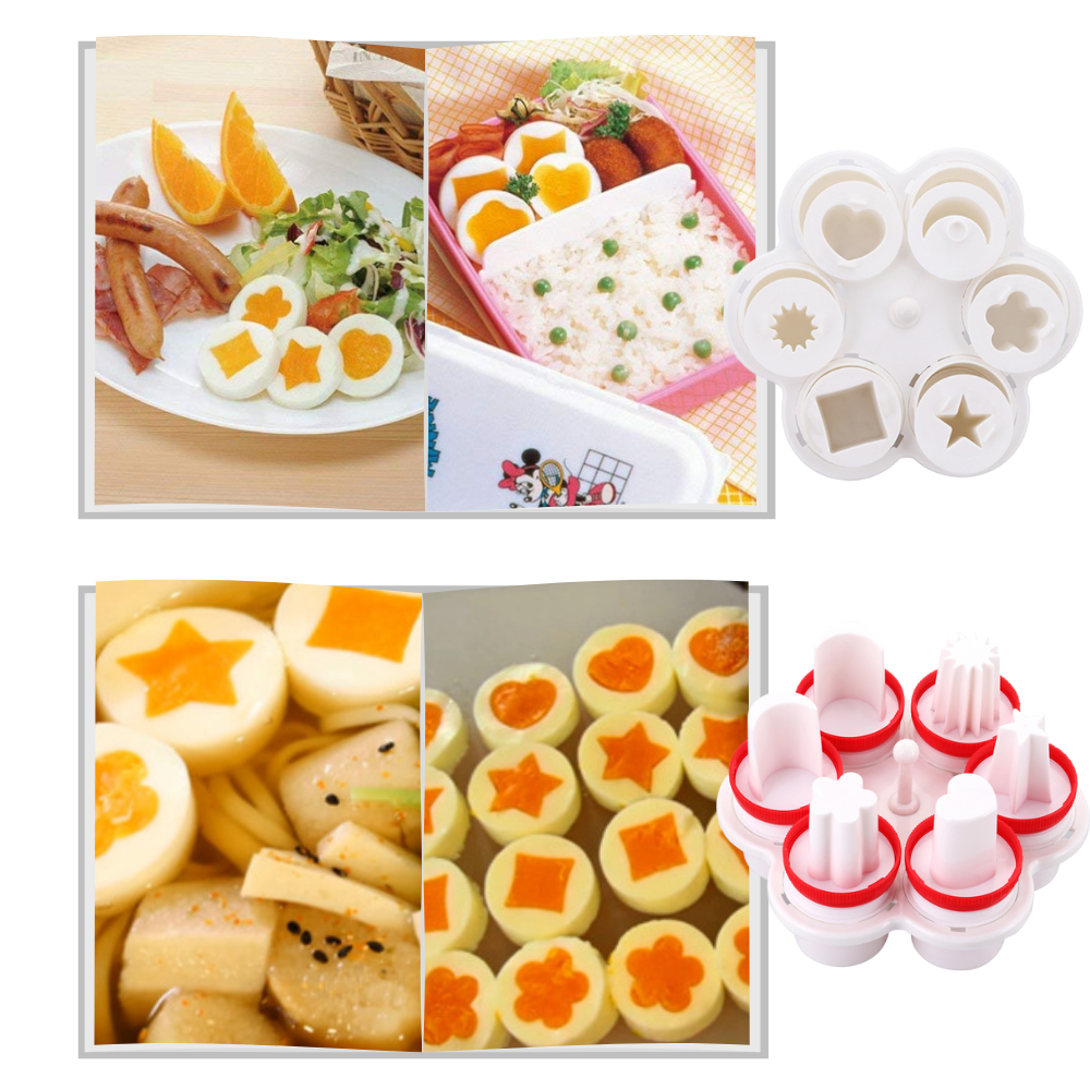 Paquete de 6 cocedores de huevos con forma de fantasía - Ozerty