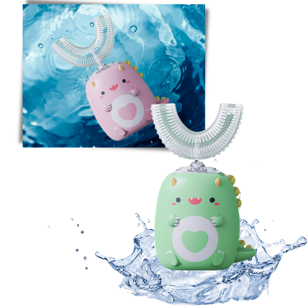 Cepillo de dientes eléctrico en forma de U para niños