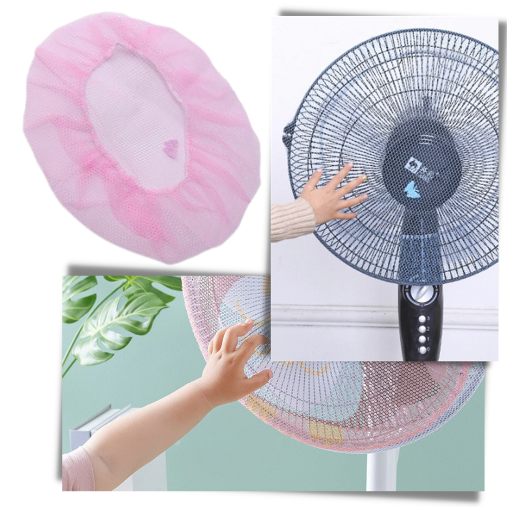 Paquete de 2 filtros de cubierta de ventilador eléctrico - Ozerty