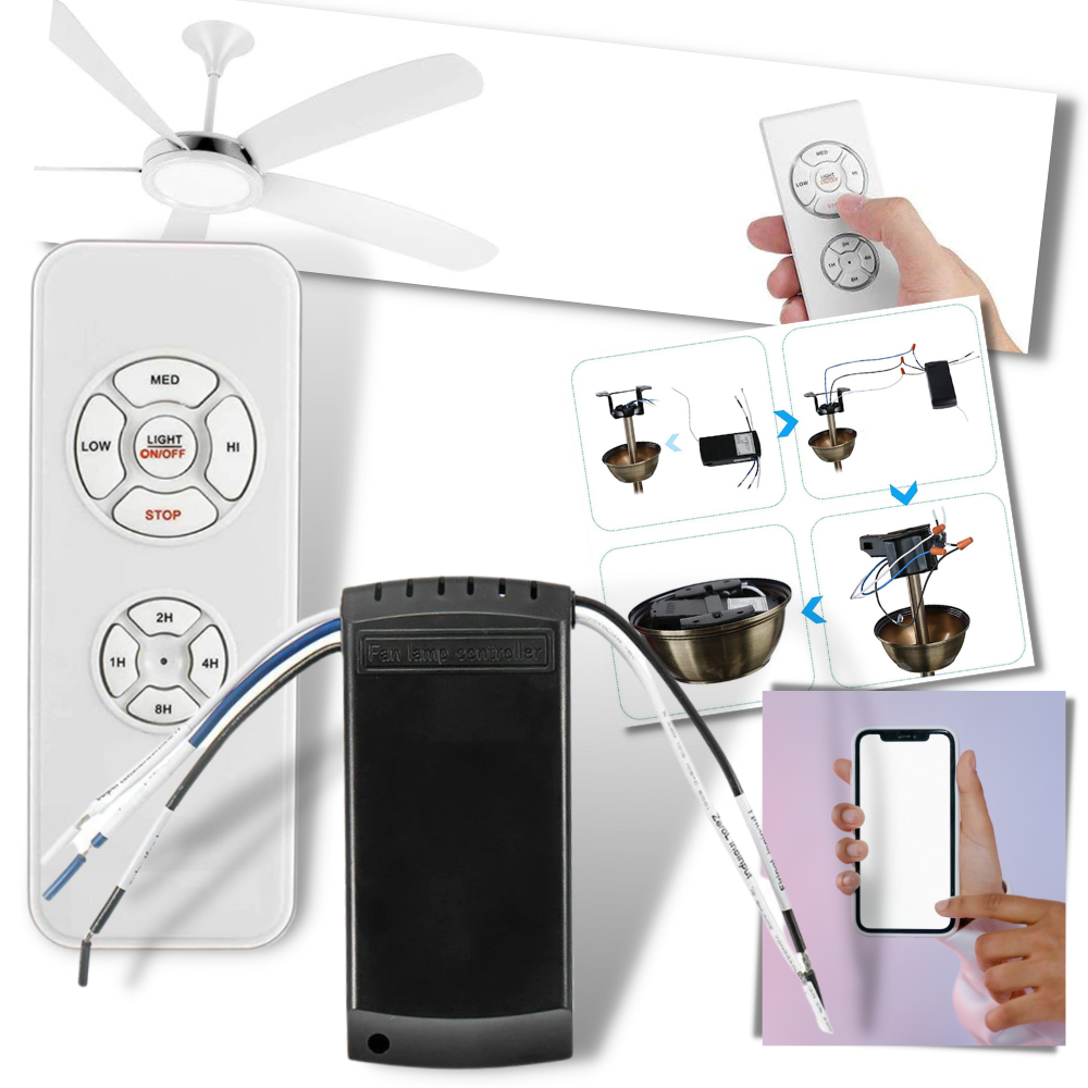 Mando a distancia universal para ventiladores - Ozerty