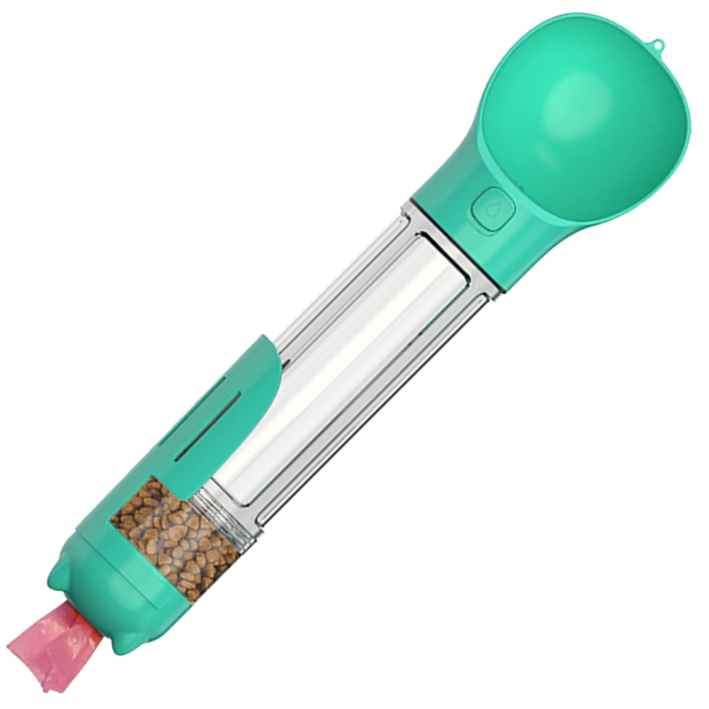 Comedero y bebedero portátil para mascotas