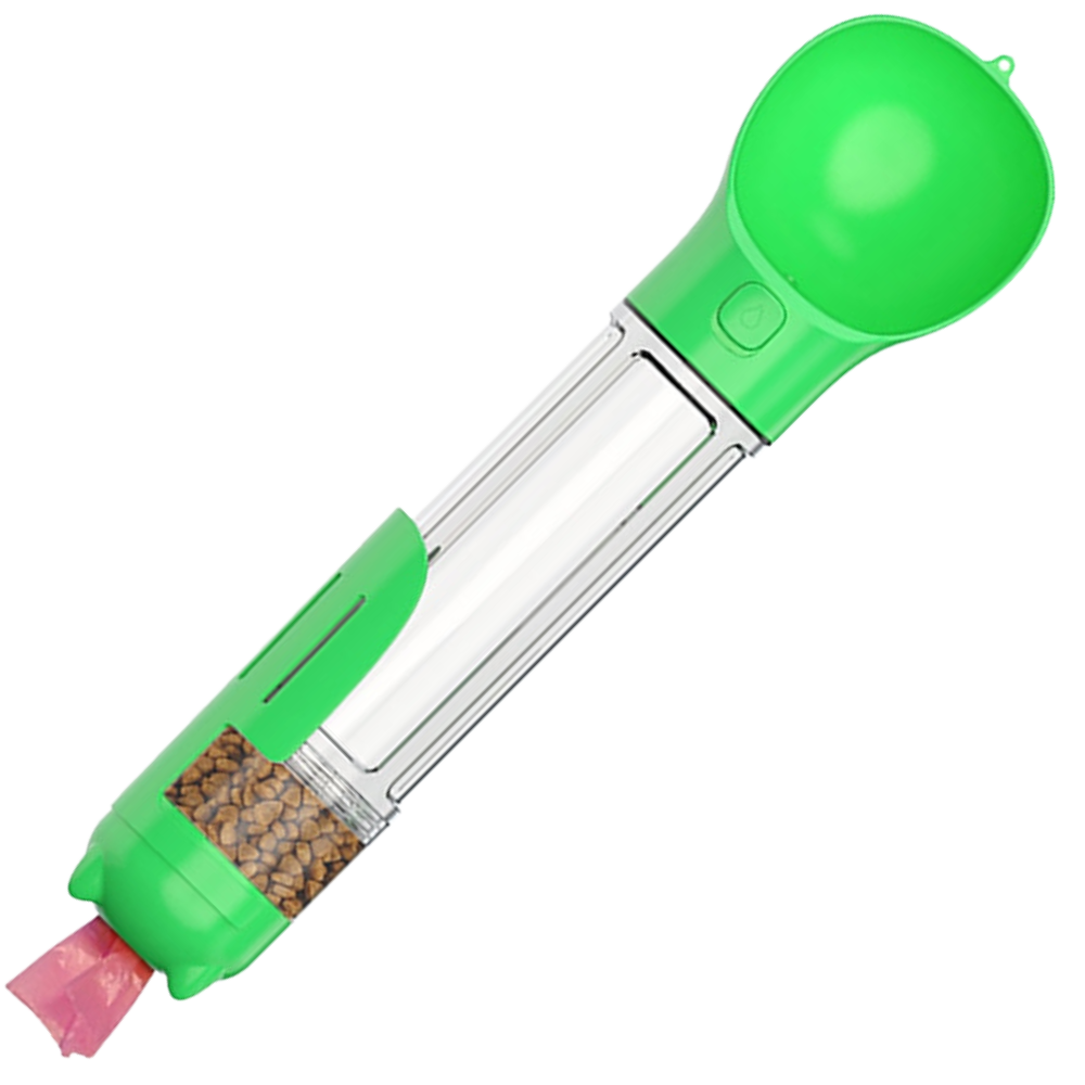 Comedero y bebedero portátil para mascotas