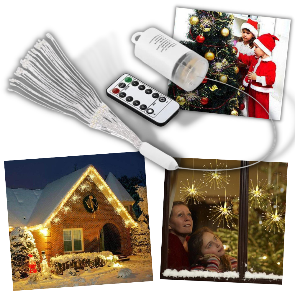 Guirnalda led de fuegos artificiales - Ozerty