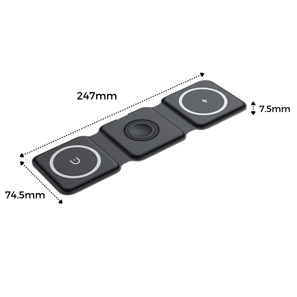 Base de carga inalámbrica plegable - Ozerty