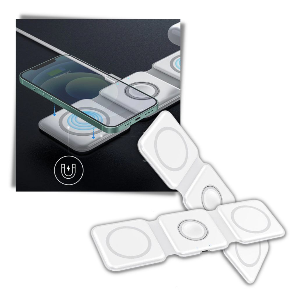 Base de carga inalámbrica plegable - Ozerty